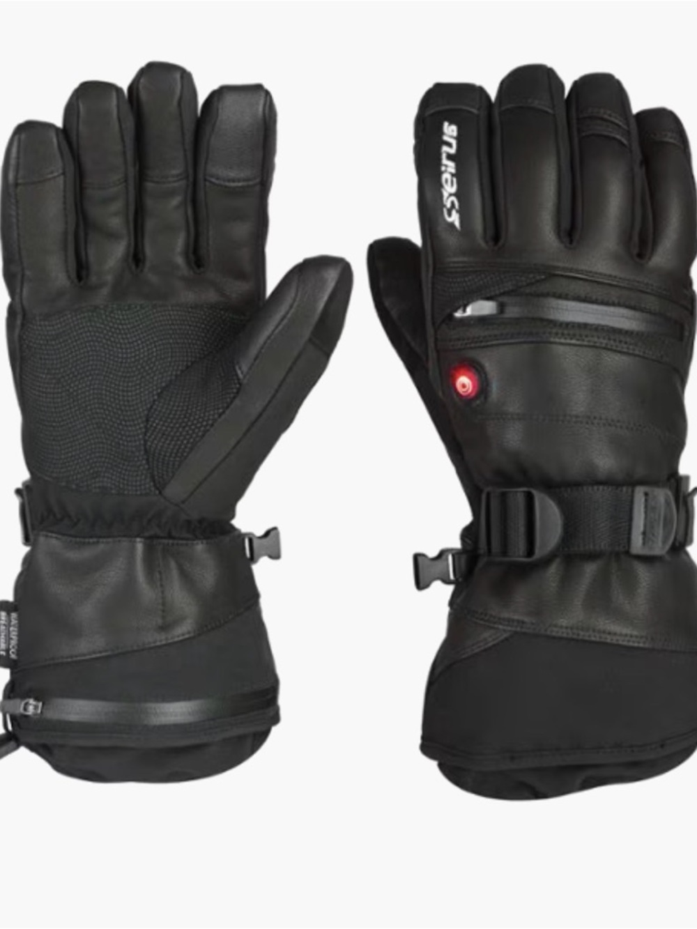 Seirus Innovatio Men's Black Heated Winter Gloves